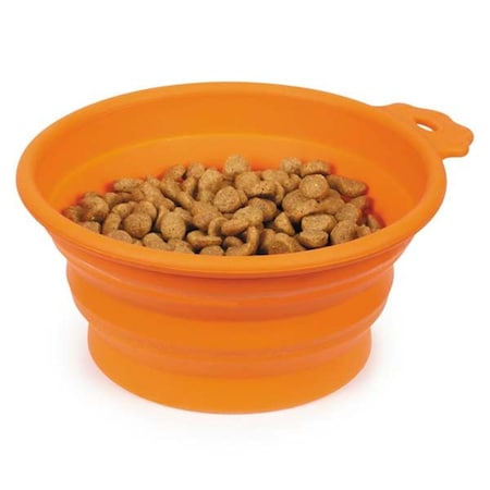 Petedge Guardian Gear Bend-A-Bowl - Small, Orange ZW6149 12 69